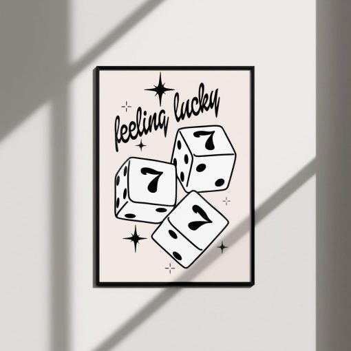 Lucky Seven Dice Lucky You Poster