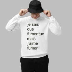 Adele Castillon Je Sais Que Fumer Tue Mais Jaime Fumer Shirt