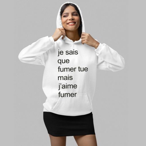 Adele Castillon Je Sais Que Fumer Tue Mais J’aime Fumer Shirt