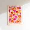 Ways To Say I Love You Pink Orange Wall Art Poster