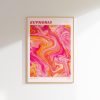 Psychedelic Art Funky Dorm Wall Art Poster