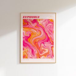 Modern Abstract Euphoria Art Poster