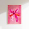 Flower Market Pink Orange Wall Art Poster