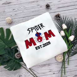 Spider Man EST 2025 – Embroidered Sweatshirt, Hoodie, T-Shirt