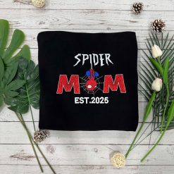 Spider Man EST 2025 Embroidered Sweatshirt Hoodie TShirt