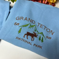 Custom Your National Park Embroidered Sweatshirt, Hoodie, T shirt 4