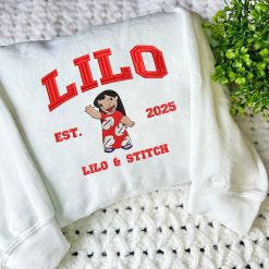 Lilo & Stitch Matching Embroidered Sweatshirt, Hoodie, T shirt5