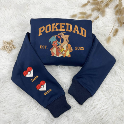 Charizard PokeDad Custom Embroidered Sweatshirt, Hoodie, T-shirt