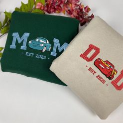 Dad & Mom Cars Embroidered Sweatshirt, Hoodie, T shirt2