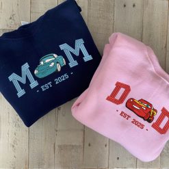 Dad & Mom Cars Embroidered Sweatshirt, Hoodie, T shirt3