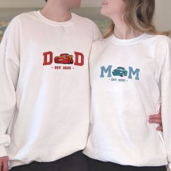 Dad & Mom Cars Embroidered Sweatshirt, Hoodie, T shirt4