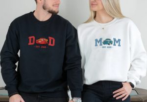 Dad & Mom Cars Embroidered Sweatshirt, Hoodie, T shirt5
