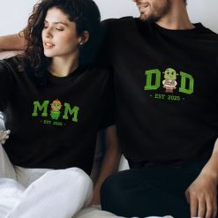 Dad & Mom Matching Shrek & Fiona Embroidered Sweatshirt, Hoodie, T shirt5