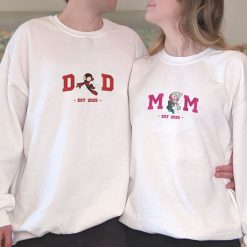 Dad & Mom Spiderman Matching Spider Embroidered Sweatshirt, Hoodie, T shirt5