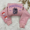 Charizard PokeDad Custom Embroidered Sweatshirt, Hoodie, T-shirt