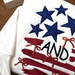 Independence Stars & Bow 4th of July Embroidered Sweatshirt, Hoodie, T-shirt