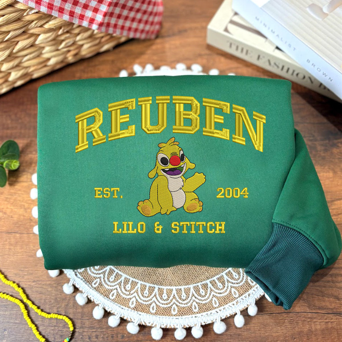 Lilo & Stitch Characters Embroidered Sweatshirt, Hoodie, T-shirt Lilo & Stitch Characters Embroidered Sweatshirt, Hoodie, T-shirt