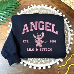 Lilo & Stitch Characters Embroidered Sweatshirt, Hoodie, T shirt8