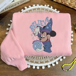 Magical Mickey Mouse Believe in Magic Embroidered Sweatshirt, Hoodie, T-shirt