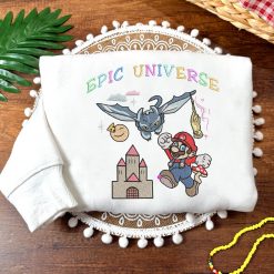 Mario Epic Universe Embroidered Sweatshirt, Hoodie, T shirt3
