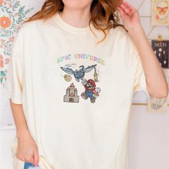 Mario Epic Universe Embroidered Sweatshirt, Hoodie, T-shirt
