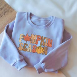 Pumpkin Season Cozy Autumn Embroidered Sweatshirt, Hoodie, T shirt3