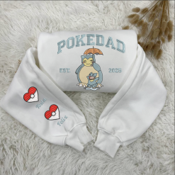 Snorlax PokeDad Custom Embroidered Sweatshirt, Hoodie, T shirt3