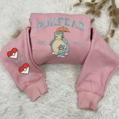 Snorlax PokeDad Custom Embroidered Sweatshirt, Hoodie, T-shirt