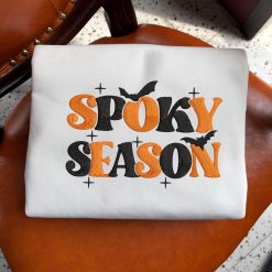 Spooky Season Halloween Embroidered Sweatshirt, Hoodie, T shirt1