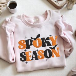 Spooky Season Halloween Embroidered Sweatshirt, Hoodie, T shirt3