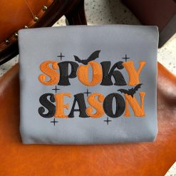 Spooky Season Halloween Embroidered Sweatshirt, Hoodie, T shirt4