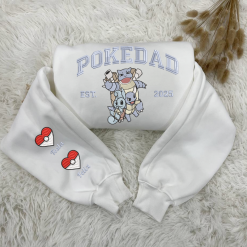 Squirtle PokeDad Custom Embroidered Sweatshirt, Hoodie, T shirt2