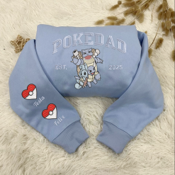 Squirtle PokeDad Custom Embroidered Sweatshirt, Hoodie, T shirt6