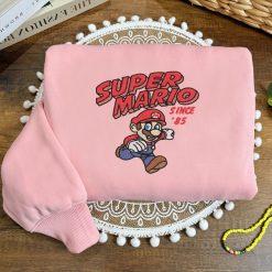 Super Mario Since' 85 Embroidered Sweatshirt, Hoodie, T shirt3