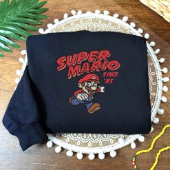 Super Mario Since' 85 Embroidered Sweatshirt, Hoodie, T shirt4