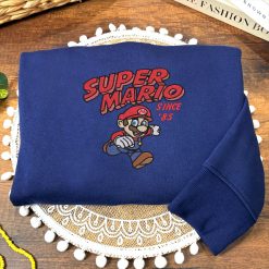 Super Mario Since' 85 Embroidered Sweatshirt, Hoodie, T shirt5