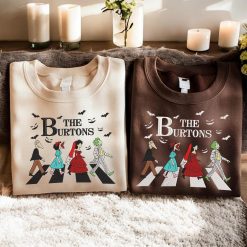The Burtons Halloween Themed Crosswalk Embroidered Sweatshirt, Hoodie, T shirt5