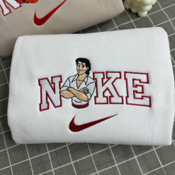Ariel And Prince Eric The Little Mermaid Disney Nike Embroidered Sweatshirts, Nike Embroidery Matching (2)