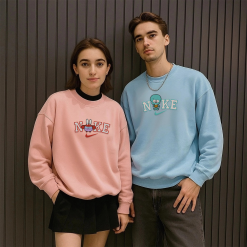 Cute Chibi SpongeBob SquarePants Close Friends Embroidered Sweatshirts, Gift For Your Friends (3)