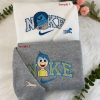 Rio Movie Blu And Jewel Couple Nike Embroidered Sweatshirts, Nike Matching Embroidery