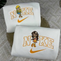 Cute Strawberry Shortcake Characters Nike Embroidered Sweatshirts, Couple Matching Shirts, Nike Embroidered Sweatshirt (3)