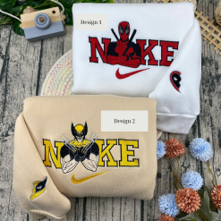 Deadpool And Wolverine Nike Embroidered Sweatshirt, Hoodie, T-shirt