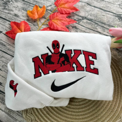 Deadpool And Wolverine Nike Embroidered Sweatshirts , Nike Embroidery Matching (3)