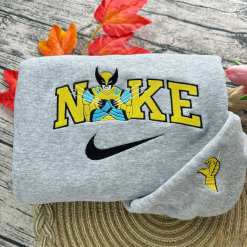 Deadpool And Wolverine Nike Embroidered Sweatshirts , Nike Embroidery Matching (4)