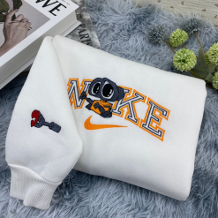 EVA WALL E Nike Embroidered Sweatshirts, Disney Embroidered Matching Couple Sweatshirts