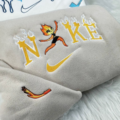 Elemental City Wade And Ember Nike Embroidered Sweatshirts, Nike Matching Embroidery (2)