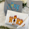 Tom And Jerry Nike Matching Embroidered Sweatshirts, Nike Couple Embroidered Hoodies