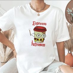 Espresso Patronum Embroidered Sweatshirt, Caffeine Lovers and Harry Potter Fans Sweatshirt4