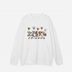 FRIENDS Halloween Embroidered Sweatshirt, Disney Skeleton Embroidered Shirt5