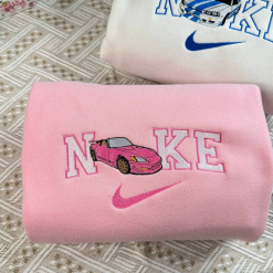 Fast 2 Furious Suki And Brian Cars Embroidered Sweatshirts, Nike Couple Embroidered Hoodies (2)